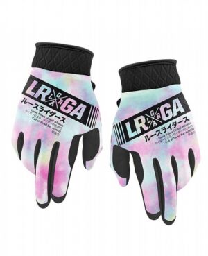 Loose Riders Technical Gloves Tie Dye Pastel