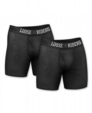 loose riders boxer brief black