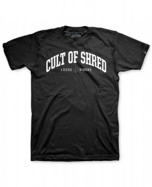 Collegiate Black t-shirt loose riders
