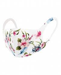 face mask luau white